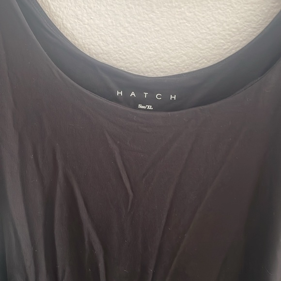 HATCH The Longsleeve Body Dress in Black size Extra Large midi New with Tags - Picture 5 of 10